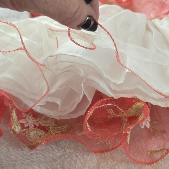 NWT Sz1 Baby FLUFFY Princess Vibes FlowerGirl Regal Baby Dazzle First Birthday - Picture 3 of 13